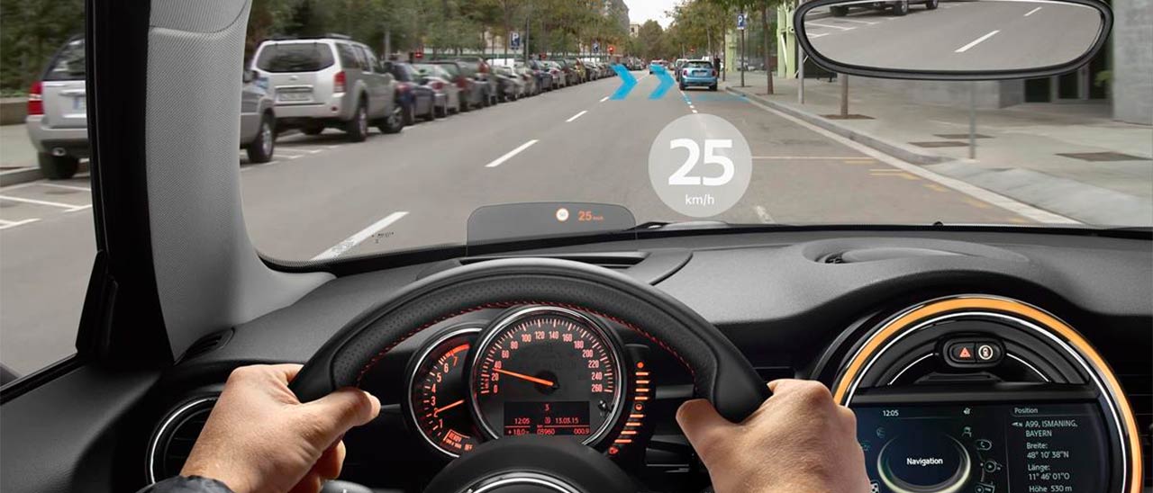 Occhiali per la realtà aumentata sulle MINI