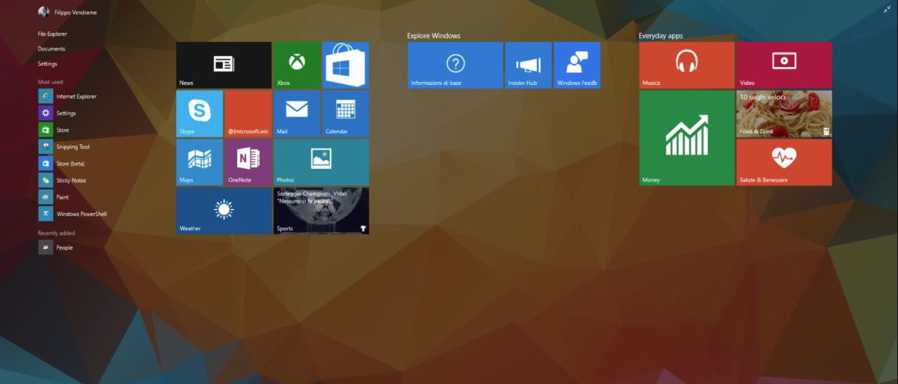 Windows 10, guida all'uso