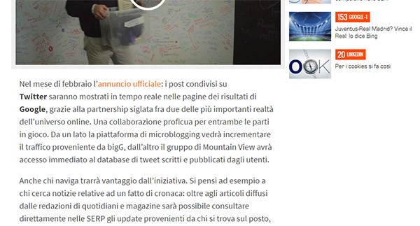 L'immagine di test caricata per mettere alla prova la tecnologa OCR di Google