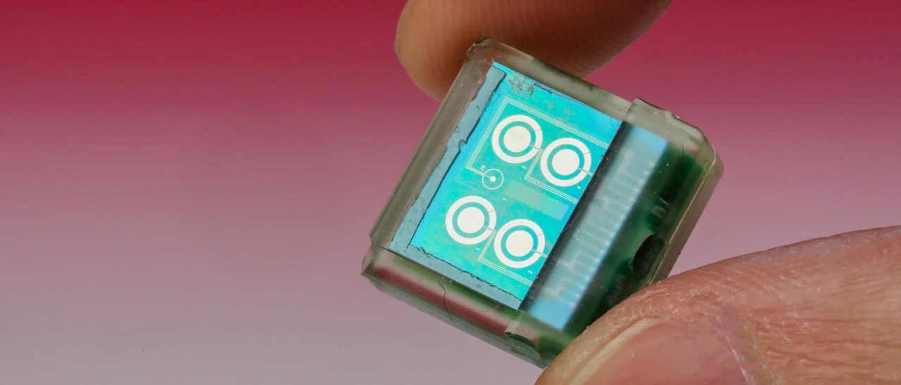 Chip biosensore misura il livello di glucosio