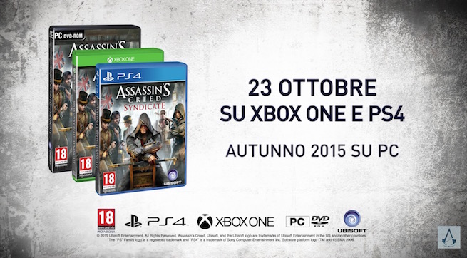 Assassin's Creed: Syndicate svelato ufficialmente, ecco le prime immagini