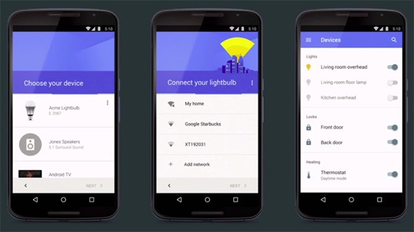 Un'applicazione pratica di Brillo nel contesto smart home, per gestire l'impianto di illuminazione