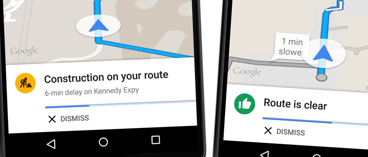 Google Maps: nuovi avvisi per evitare il traffico