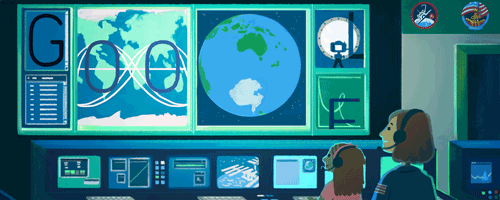 Il doodle disegnato da Google per celebrare Sally Ride