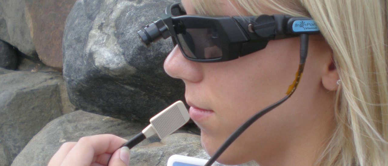 BrainPort V100, occhiali per vedere con la lingua