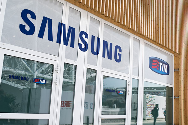 Lo spazio di TIM e Samsung che ha ospitato l'evento, presso Expo 2015