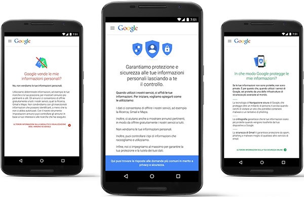 Google: le risposte su privacy e sicurezza
