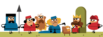 Il doodle animato di Google dedicato all'800 esimo anniversario della Magna Carta