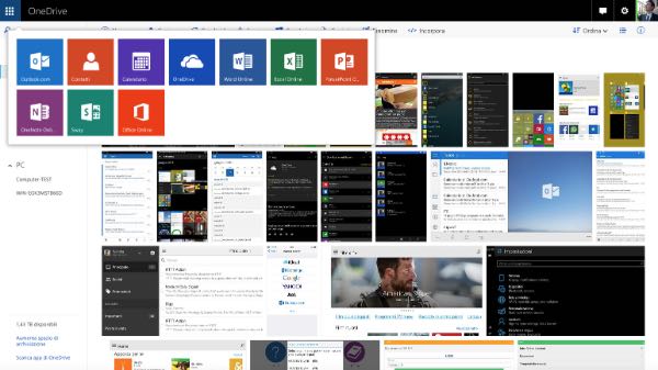 Nuovo OneDrive per il web