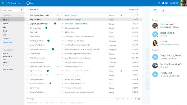 Skype su Outlook.com