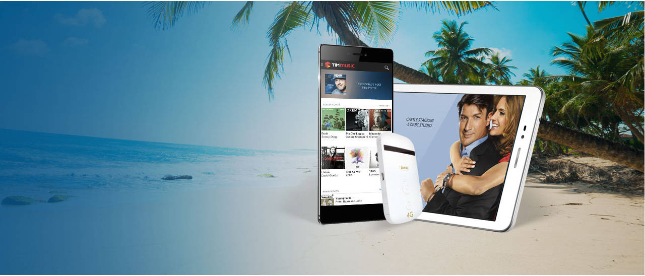 TIM SuperGiga: un pieno di internet per le vacanze