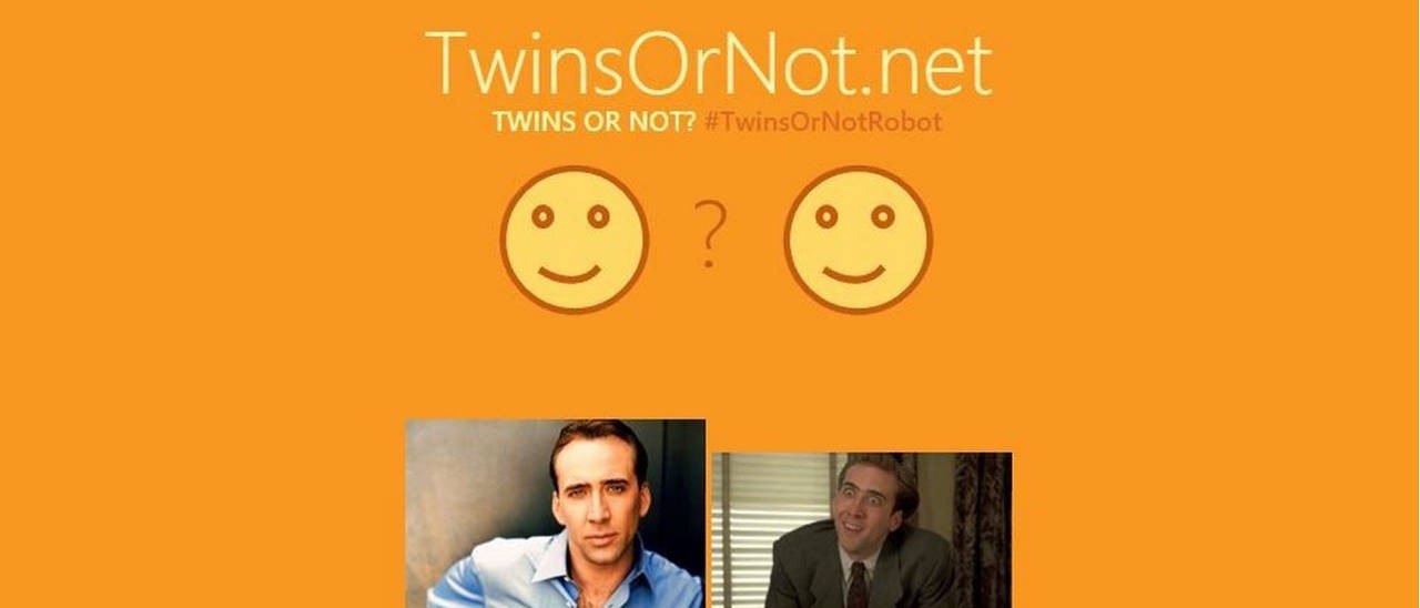 TwinsOrNot.net, Microsoft trova i nostri gemelli