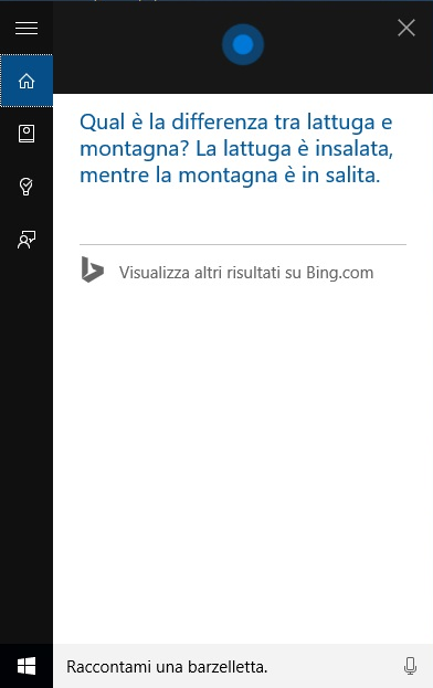 Cortana in italiano