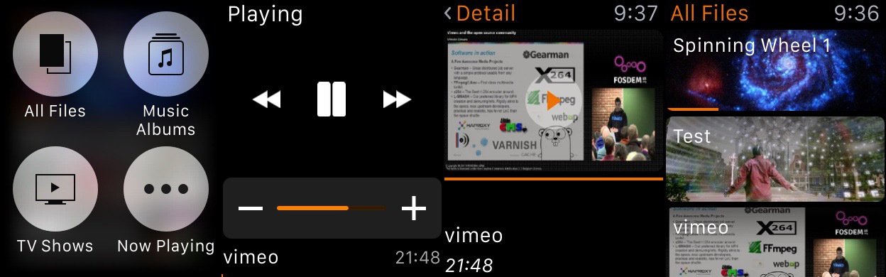 VLC per Apple Watch