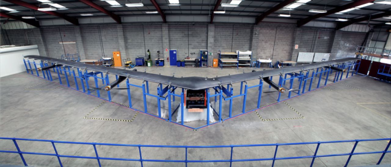Facebook Aquila, il drone che connetterà il mondo