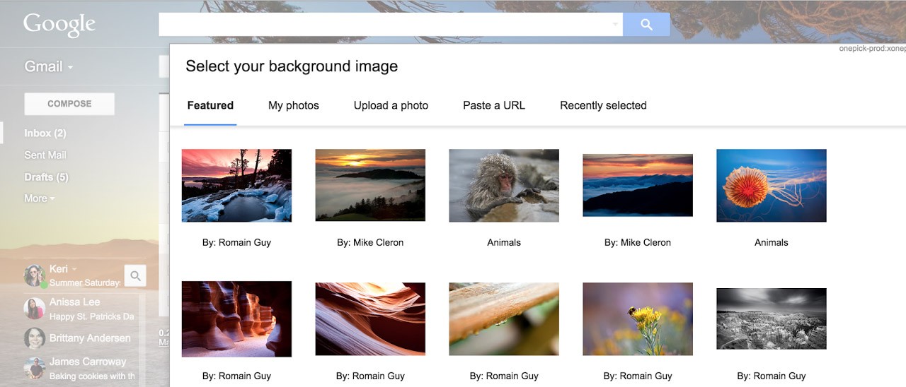 Gmail: nuovi temi e nuovi emoji
