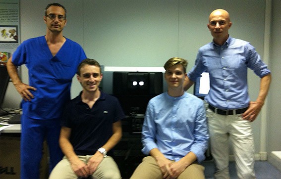 Pisa Cup: Vittorio Perrone, Alessandro Palma, Paolo Balestracci e Andrea Moglia (da sinistra a destra)