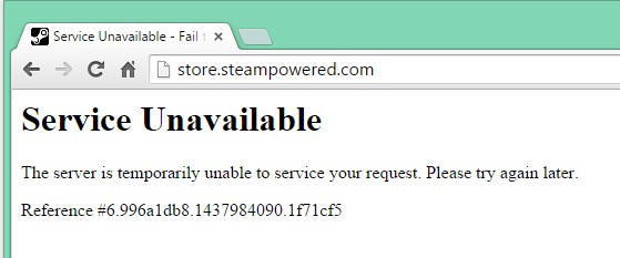 La homepage di Steam risulta irraggiungibile