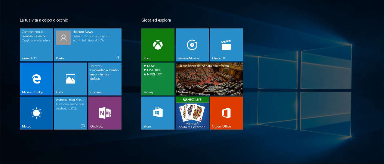 Windows 10, Microsoft rilascia la build 11102