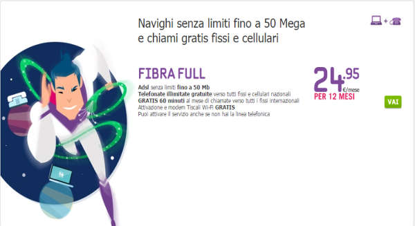 Tiscali Fibra Full