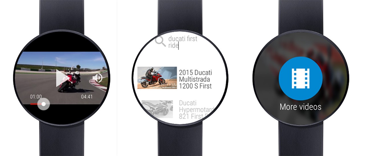 I video di YouTube sugli smartwatch Android Wear