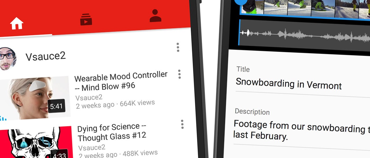 YouTube: nuova interfaccia per l'app mobile