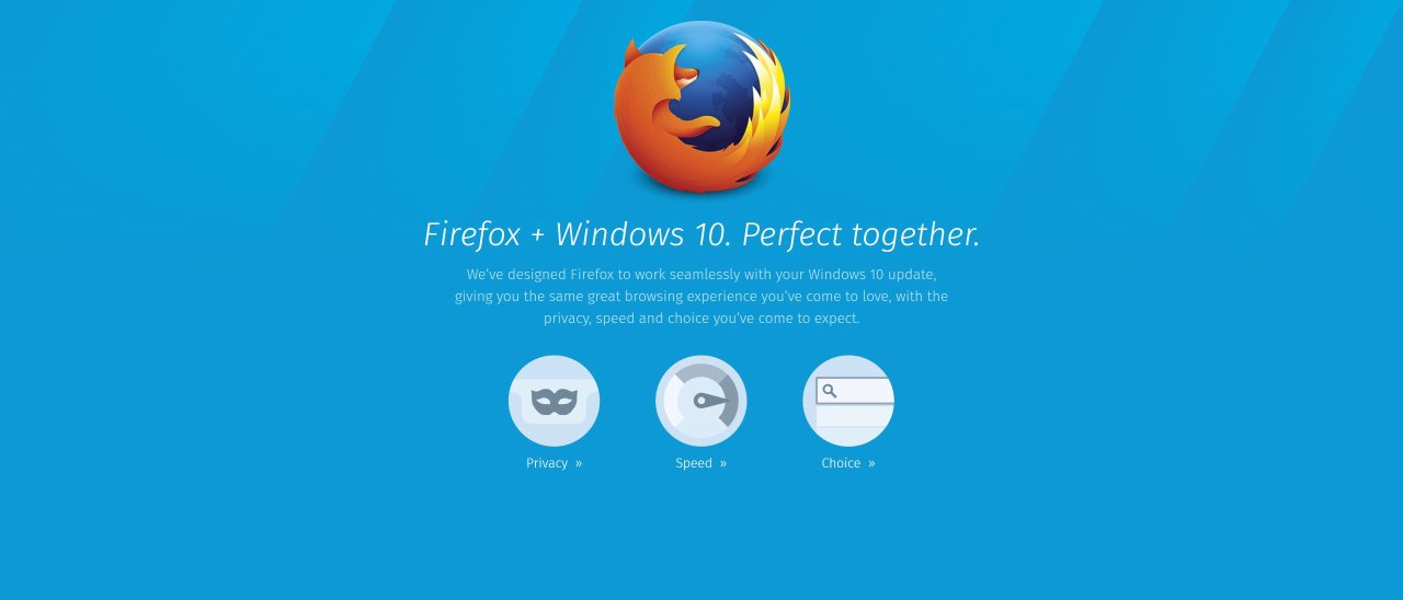 Firefox 40 supporta Windows 10