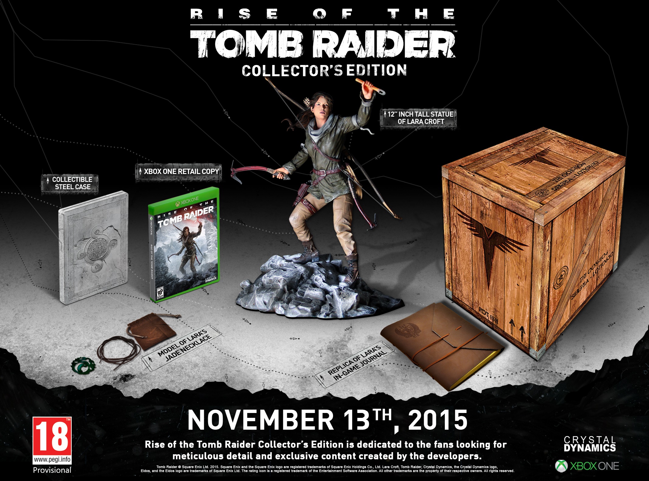 Rise Of The Tomb Raider, ecco la Collector’s Edition per Xbox One