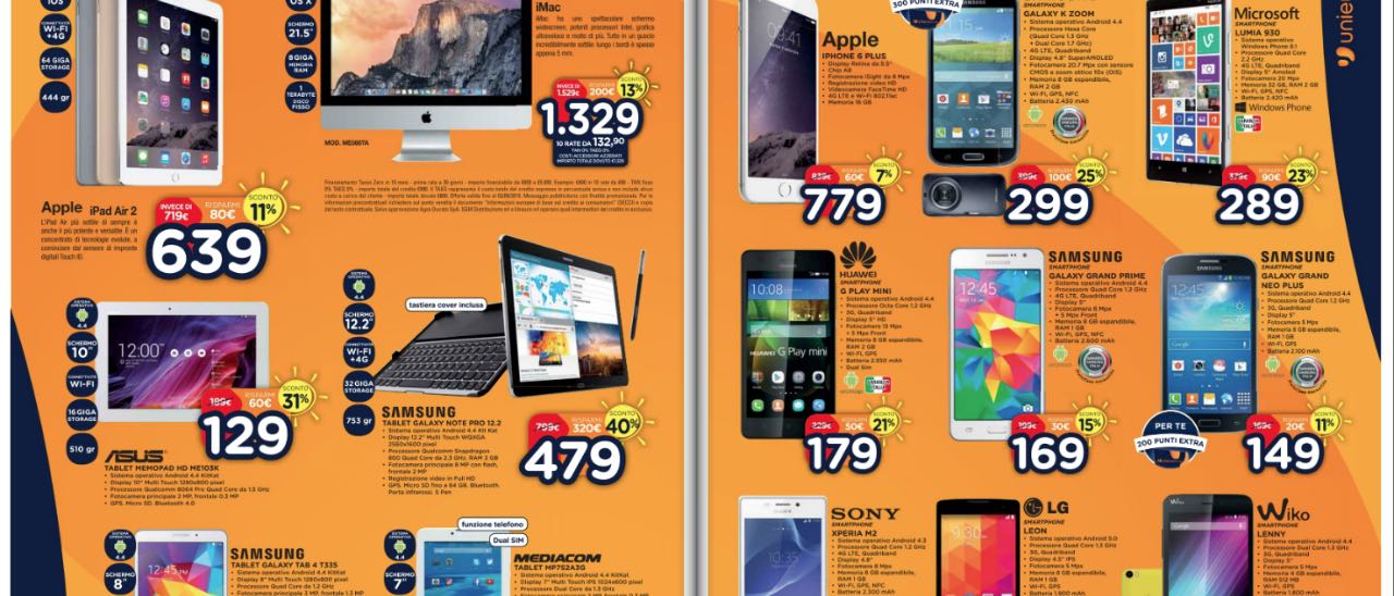 Unieuro fuoritutto, Lumia 930 a 289 euro