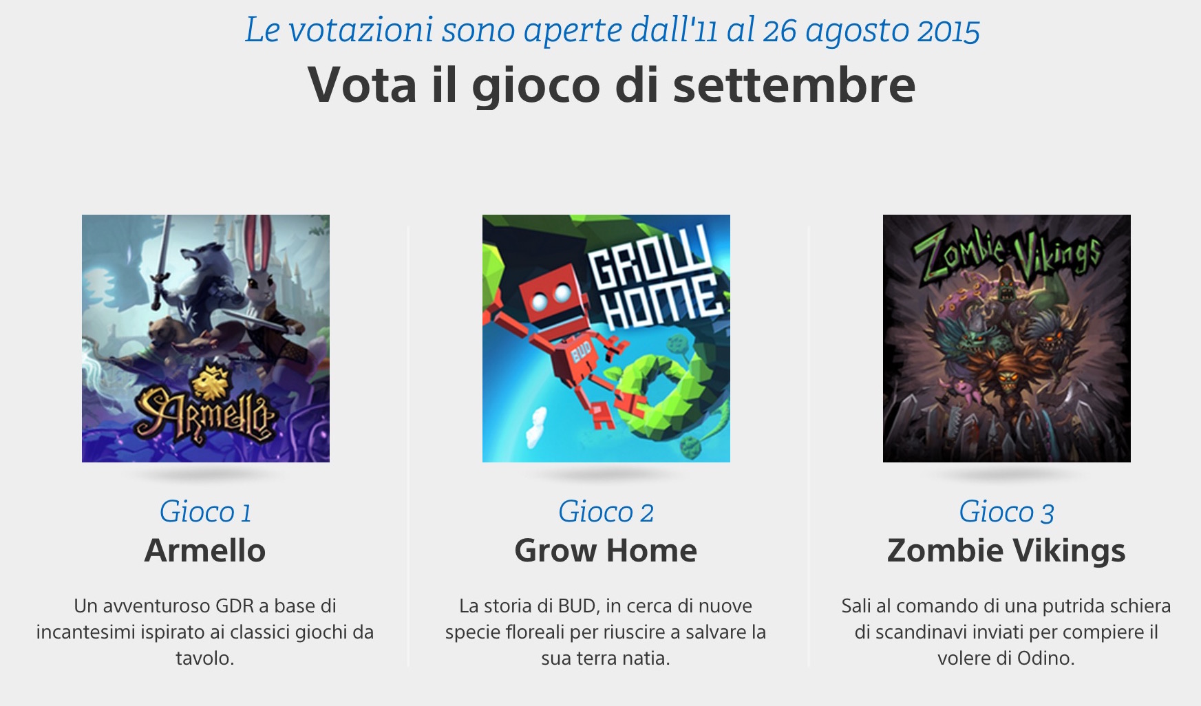 PlayStation Plus, Vota e Gioca inizia il 13 agosto: ecco i primi tre titoli in lizza