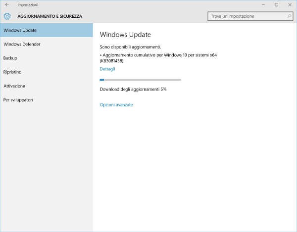 Windows 10, terzo update