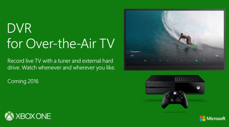 Microsoft annuncia la funzione TV-DVR per Xbox One