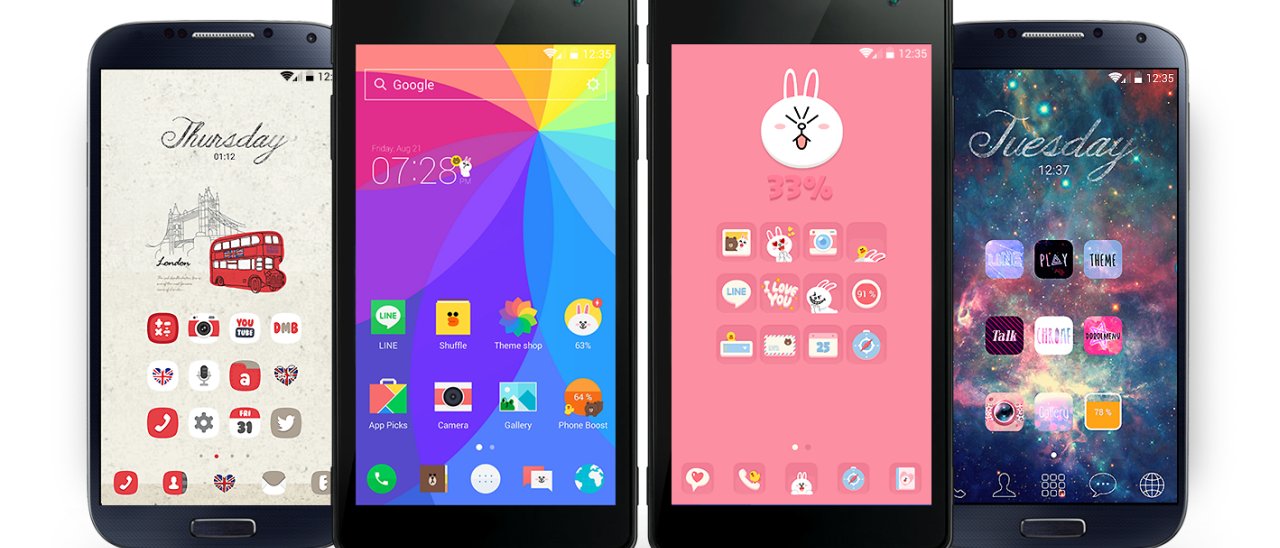 LINE Launcher, widget e sticker per Android