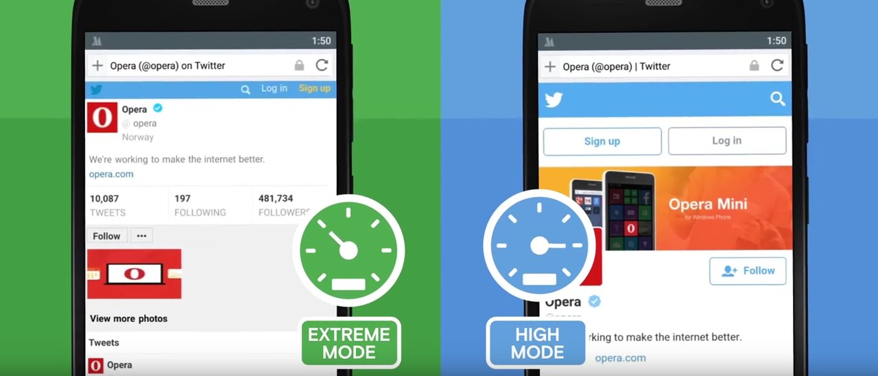 Opera Mini, nuova tecnologia di compressione