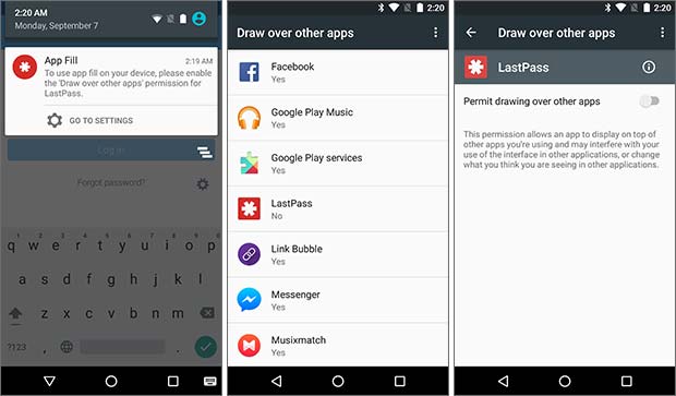"Draw over other apps" in Android 6.0 Marshmallow
