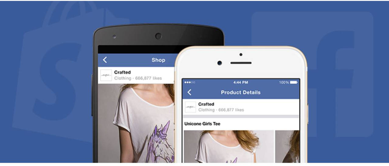 Facebook con Shopify per l'e-commerce