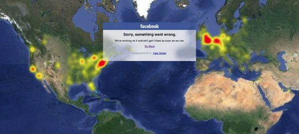 Facebook down per pochi minuti, panico in rete