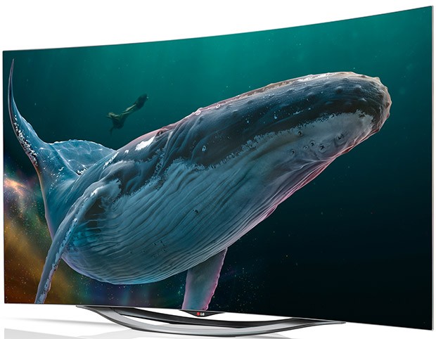Il nuovo televisore LG 55EC900V, con pannello curvo e risoluzione Full HD