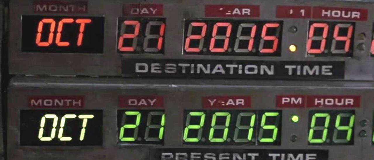 21 ottobre 2015: il futuro inizia oggi