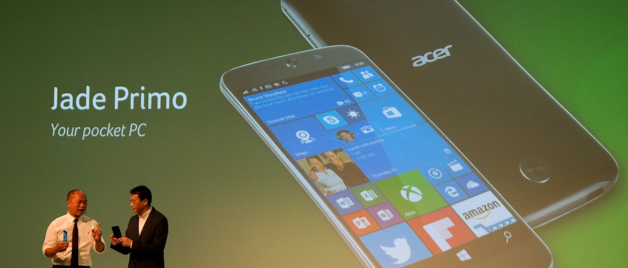 Acer Liquid Jade Primo: Windows 10 e Continuum