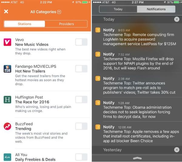 Facebook, notizie in tempo reale con Notify