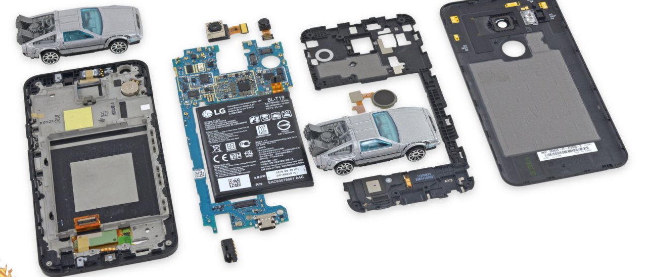 Google Nexus 5X, riparabilità ottima