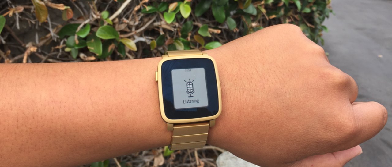 Pebble Time, riconoscimento vocale per le app
