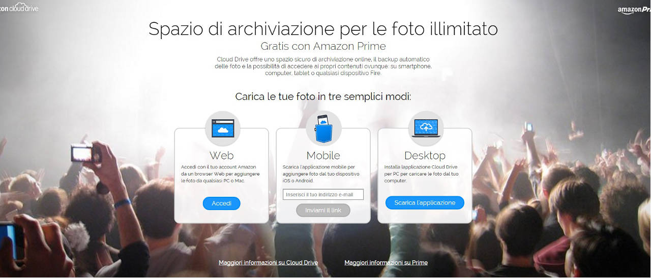 Prime Foto, la casa delle foto di Amazon Prime