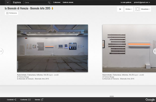 La Biennale di Venezia nell'archivio del Google Cultural Institute