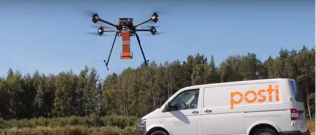 Droni, la Finlandia li testa per le consegne