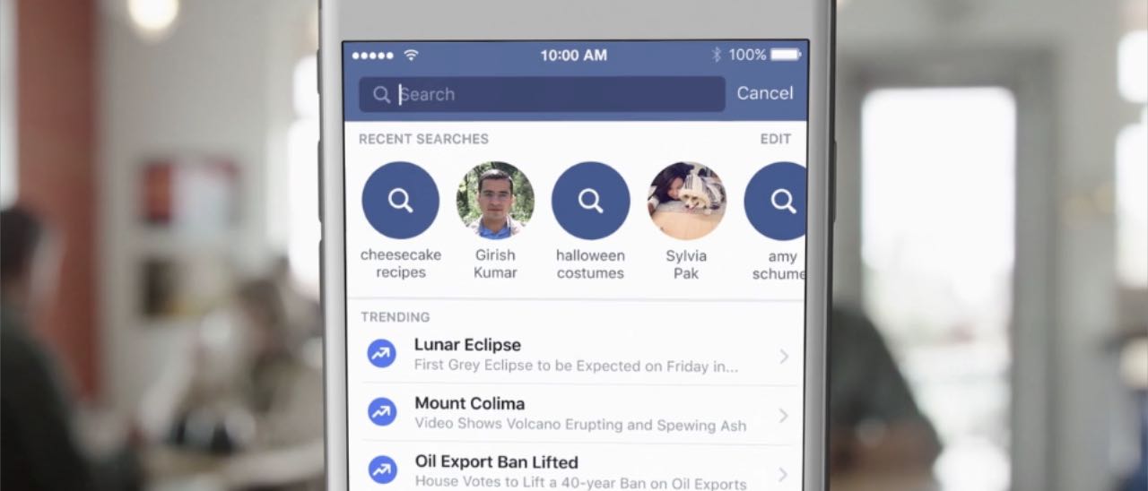 Facebook sfida Google nei motori di ricerca