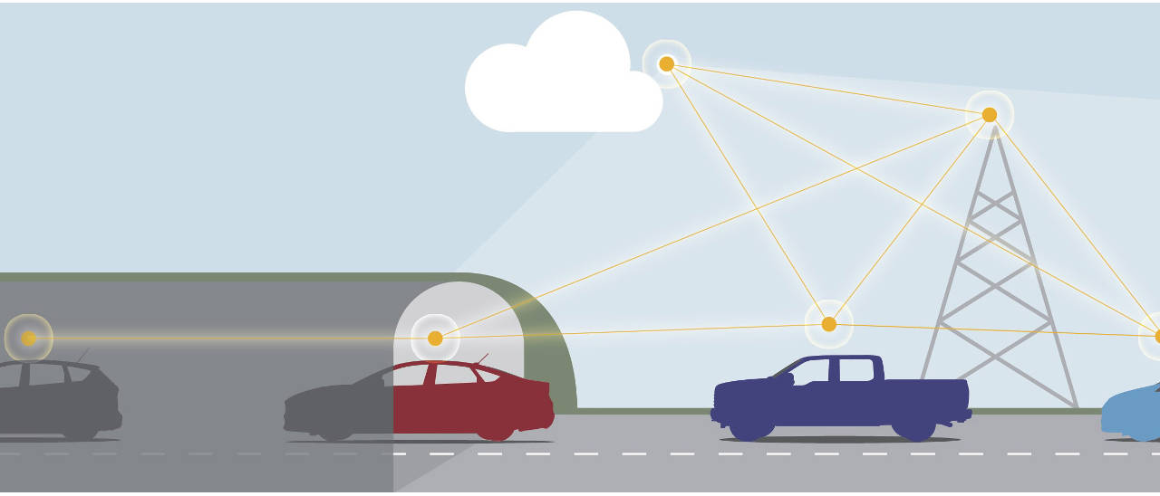 Tecnologia spaziale per le auto connesse di domani