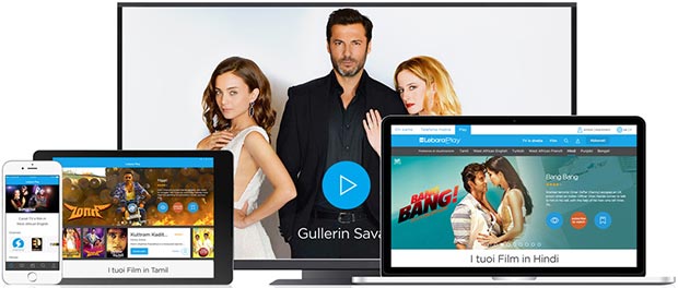 Lo streaming di Lebara Play è accessibile da computer, smartphone, tablet e set-top box