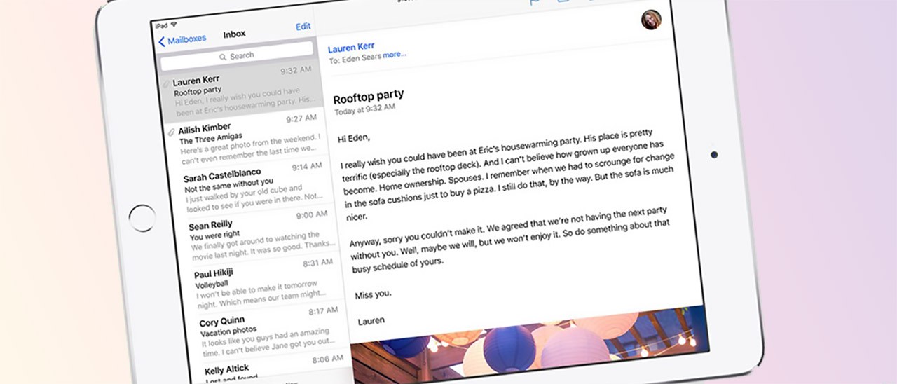 iOS 9: problemi di mail per alcuni utenti